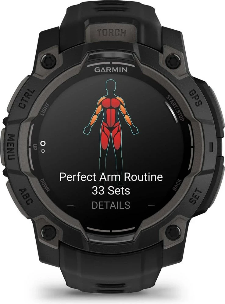 Smartwatch Garmin Instinct 3 AMOLED, 45 mm, GPS, i zi