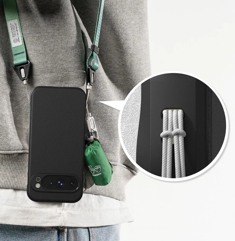 Mbështjellës Ringke Onyx për Google Pixel 9 Pro XL, i zi