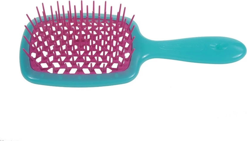 Furçë flokësh Janeke Superbrush për femra dhe fëmijë turkuaz-rozë, 1 copë