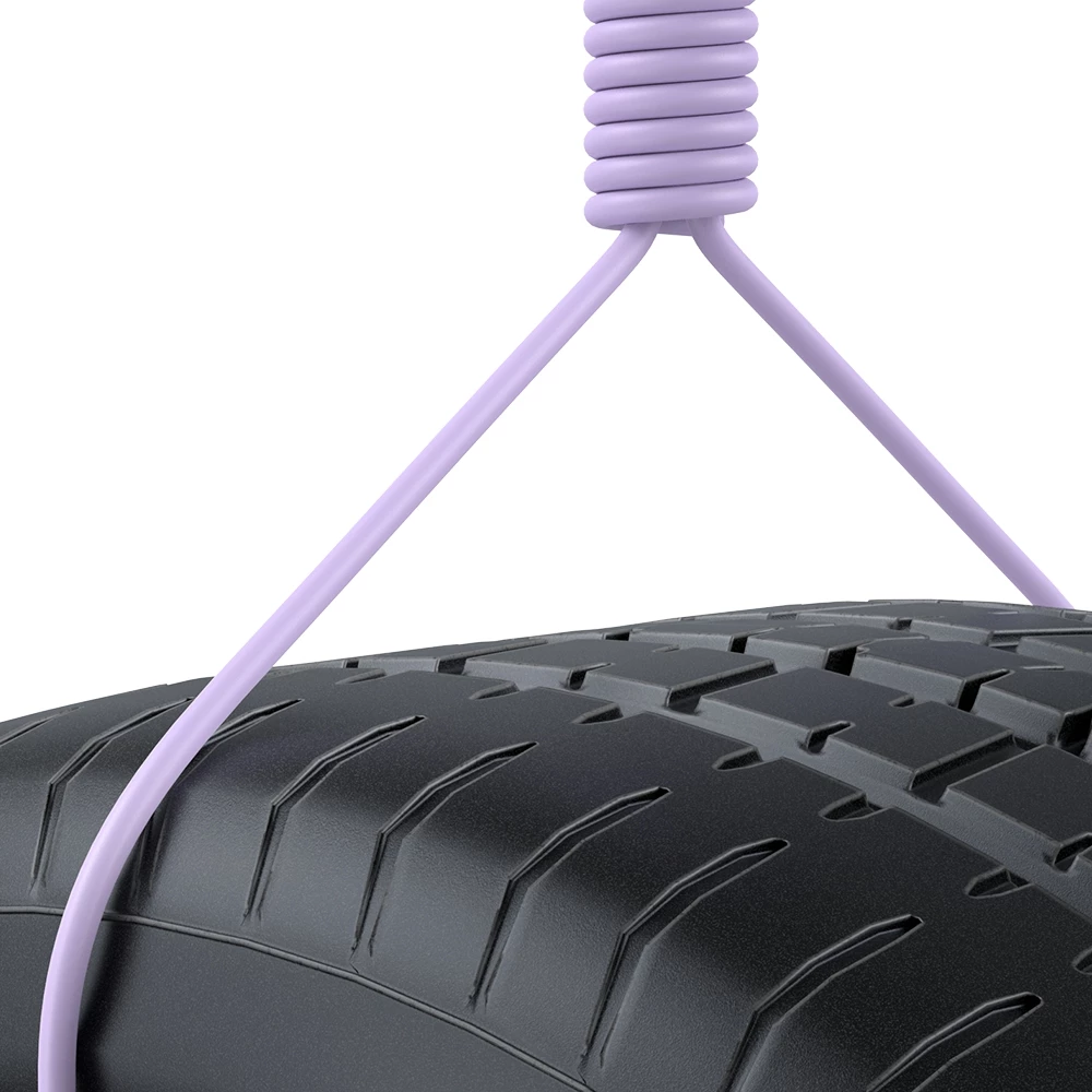 Kabllo Joyroom Multi-Color Series A14, Lightning në USB-A, 1.2m, 2.4A, vjollcë