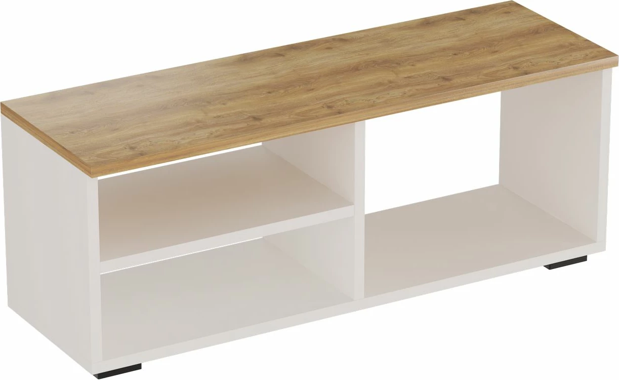 Komodë TV Hanah Home, Tiny, ngjyrë sonomo dhe e bardhë