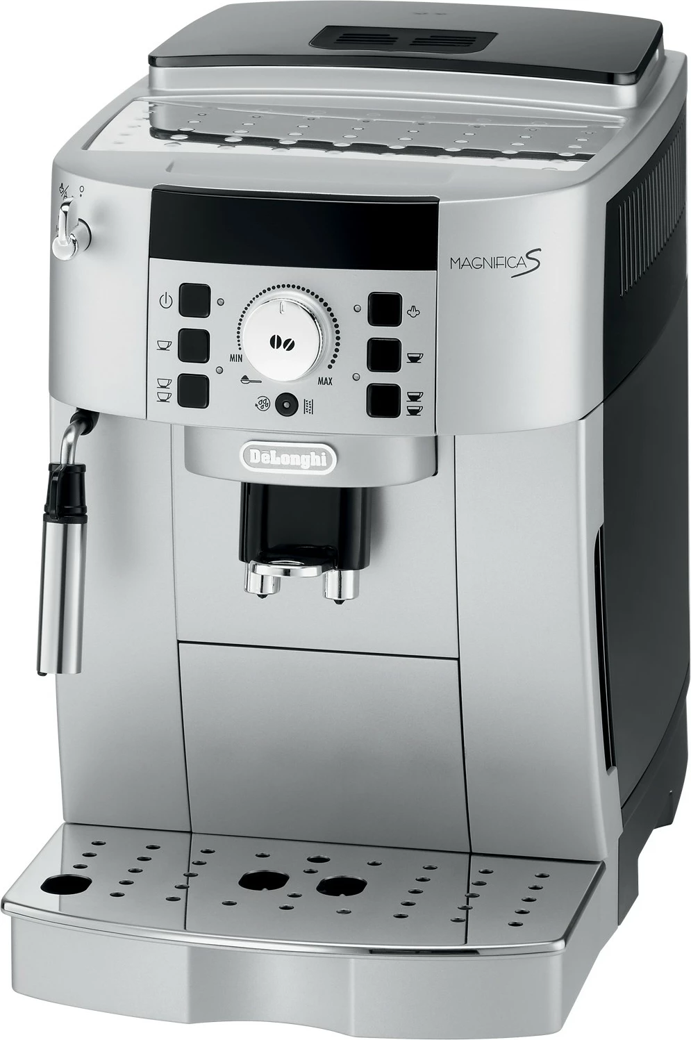 Aparat espresso De’Longhi ECAM 22.110.SB, 1.8 L, Kafe kokrra, Kafe e bluar, Mulli i integruar, 1450 W, E zezë, Argjend