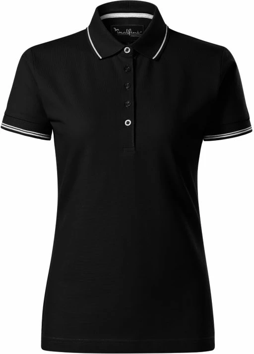 Maicë polo për femra Malfini, e zezë