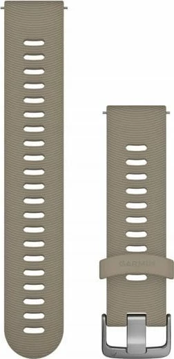 Rrip silikoni Garmin Quick Release 20mm 010-11251-0Z, Sand/Steel Silver