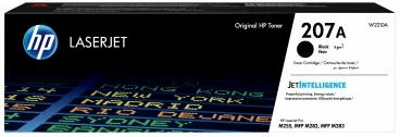 Toner, HP 207A (W2210A), rendiment 1100-1700 faqe, për Color LaserJet Pro M255/MFP M282/MFP M283, e zezë