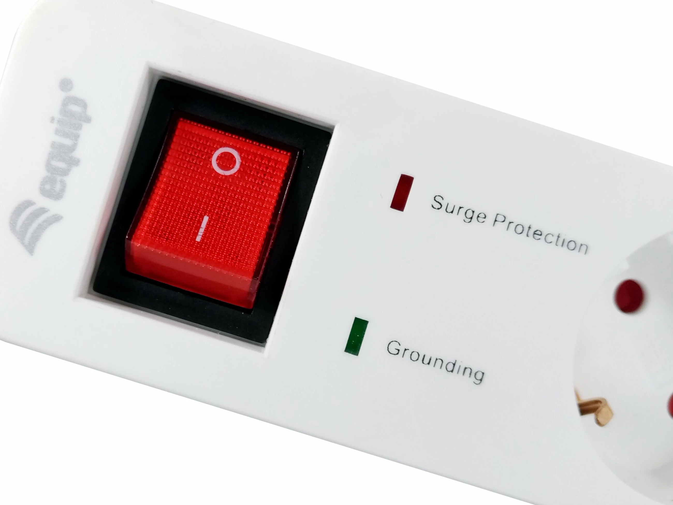 Shtrirës rryme EQUIP 245554, 5 dalje, 2 USB, 1.8m, bardhë