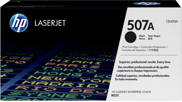 Toner HP 507A CE400A rendiment deri 5,500 faqe, i zi