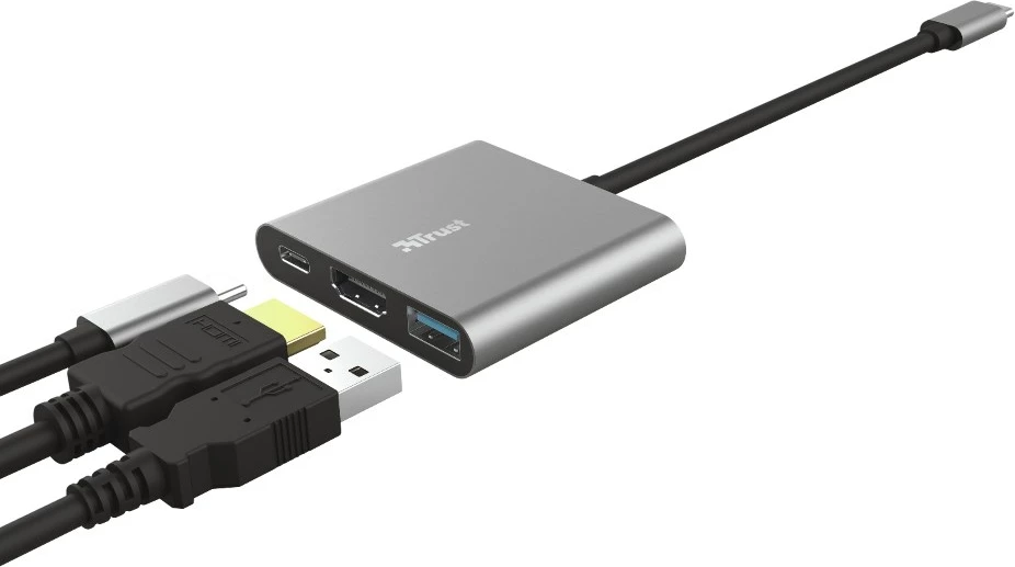 USB Trust Dalyx 3.2 Gen 1 (3.1 Gen 1) Tip-C 5, i zi, alumin