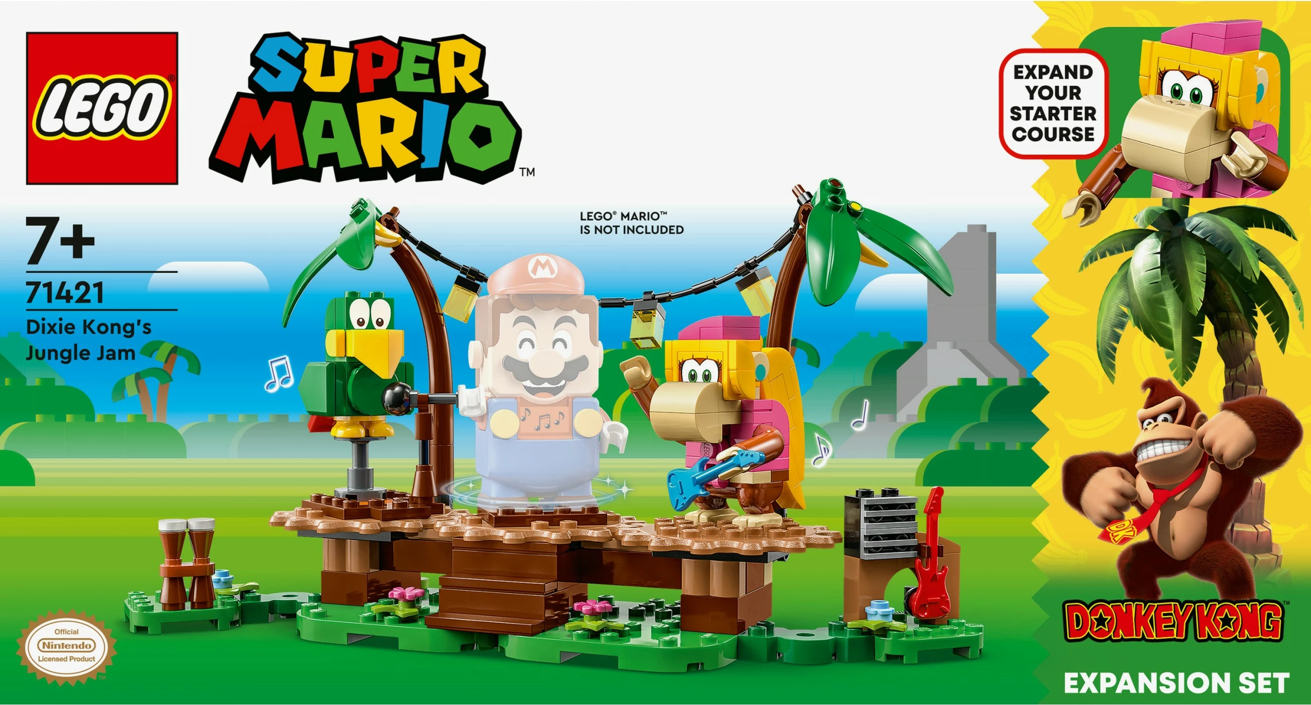 Set ndërtimi LEGO Dixie Kong's Jungle Jam, 174 pjesë, shumëngjyrëshe