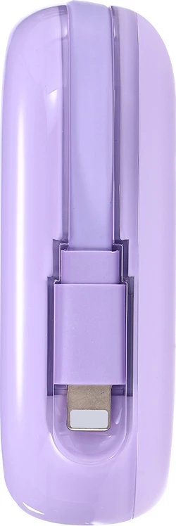 Bateri e jashtme Joyroom JR-L003 10000mAh 22.5W me kabllo Lightning të integruar 3 porta vjollcë