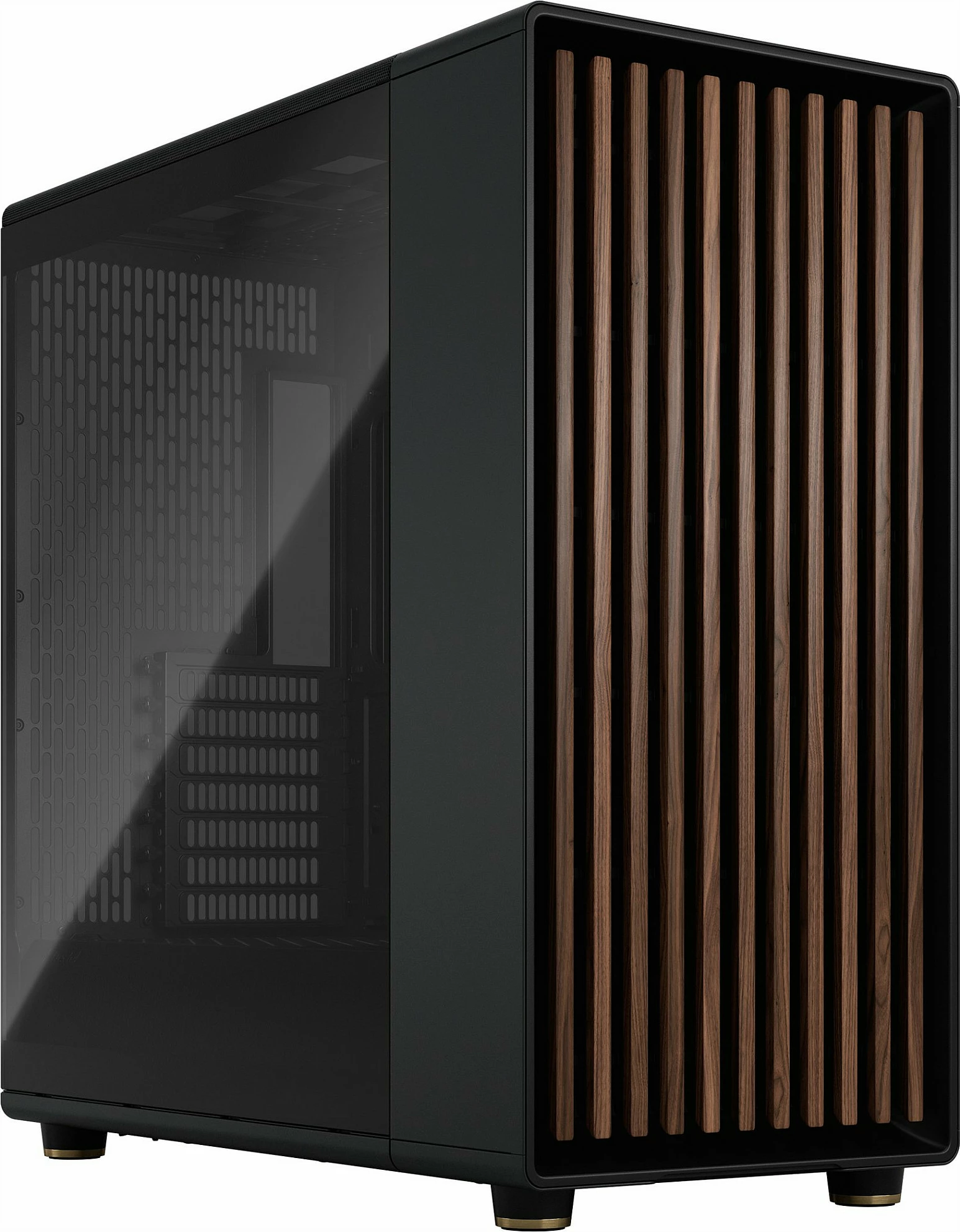 Kasë Fractal Design FD-C-NOR1X-02, Midi Tower, ATX, EATX, micro ATX, Micro-ITX, e zezë, qymyr