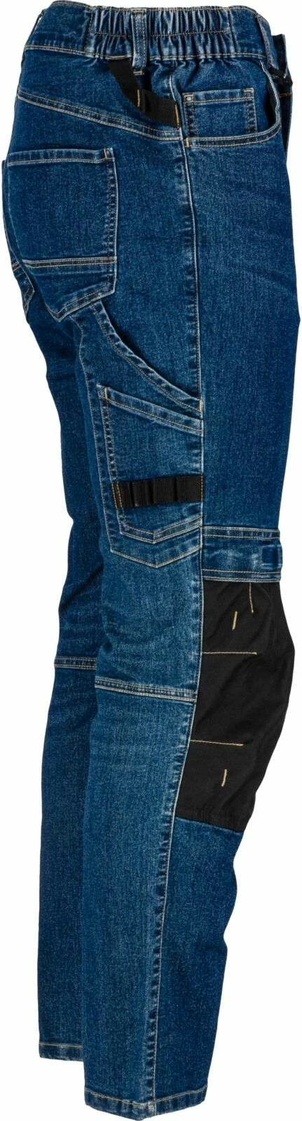 Pantallona pune xhinse LAHTI PRO L40550, slim fit, stretch, të përforcuara, XL, blu e errët