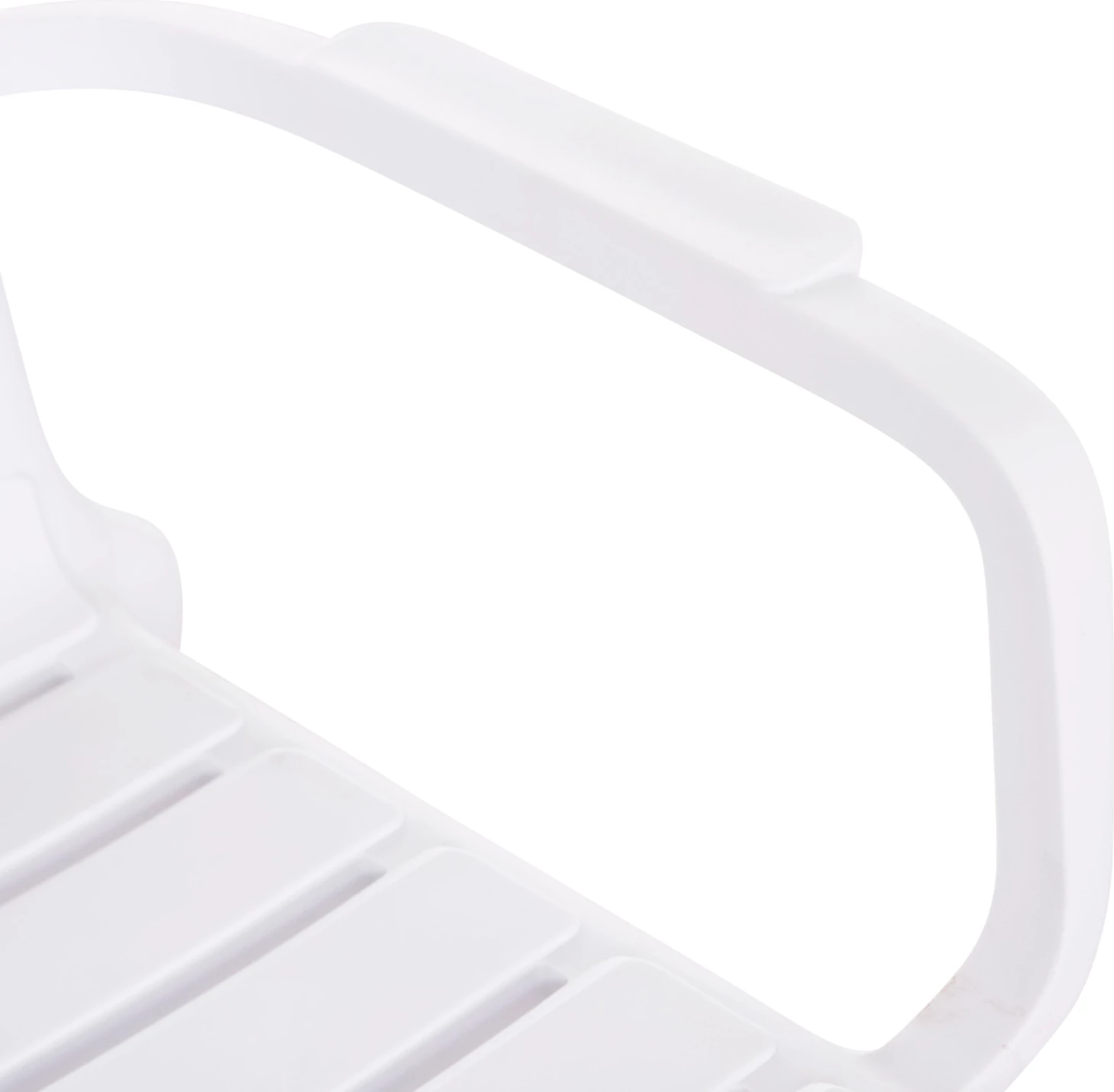 Stol dy vendësh KORVER, polipropilen, i bardhë, FH6332.01, 113x65x76cm