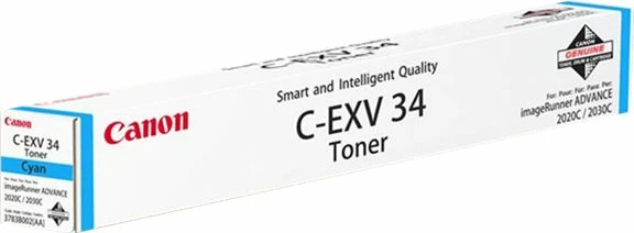 Toner Canon C-EXV 34, 3783B002, Cyan, për imageRUNNER ADVANCE, 1-pack