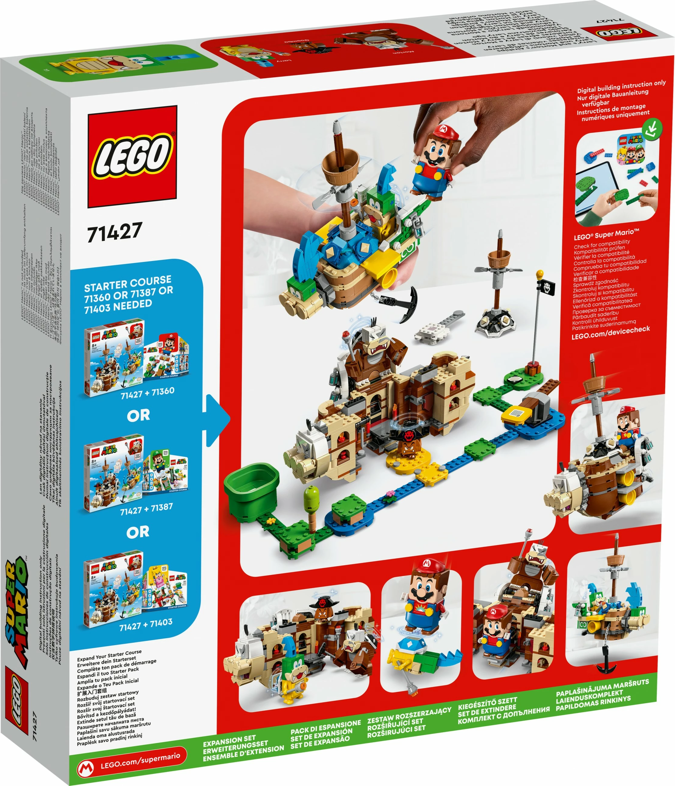 Set ndërtimi LEGO Larry's dhe Morton's Airships Expansion Set, 1062 pjesë, plastikë, shumëngjyrësh