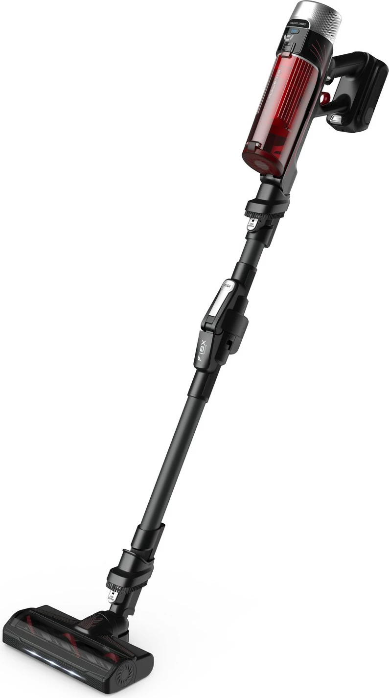 Fshesë me korrent pa kabllo Rowenta X-Force Flex 9.60 Animal RH2078, e zezë/kuqe