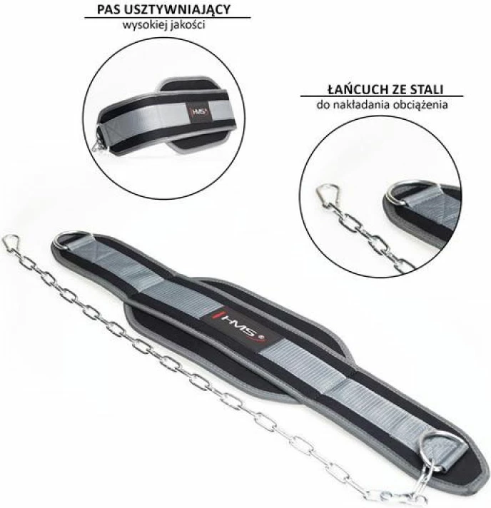 Rrip për stërvitje forcie HMS PST04 për meshkuj, ngjyrë e zezë