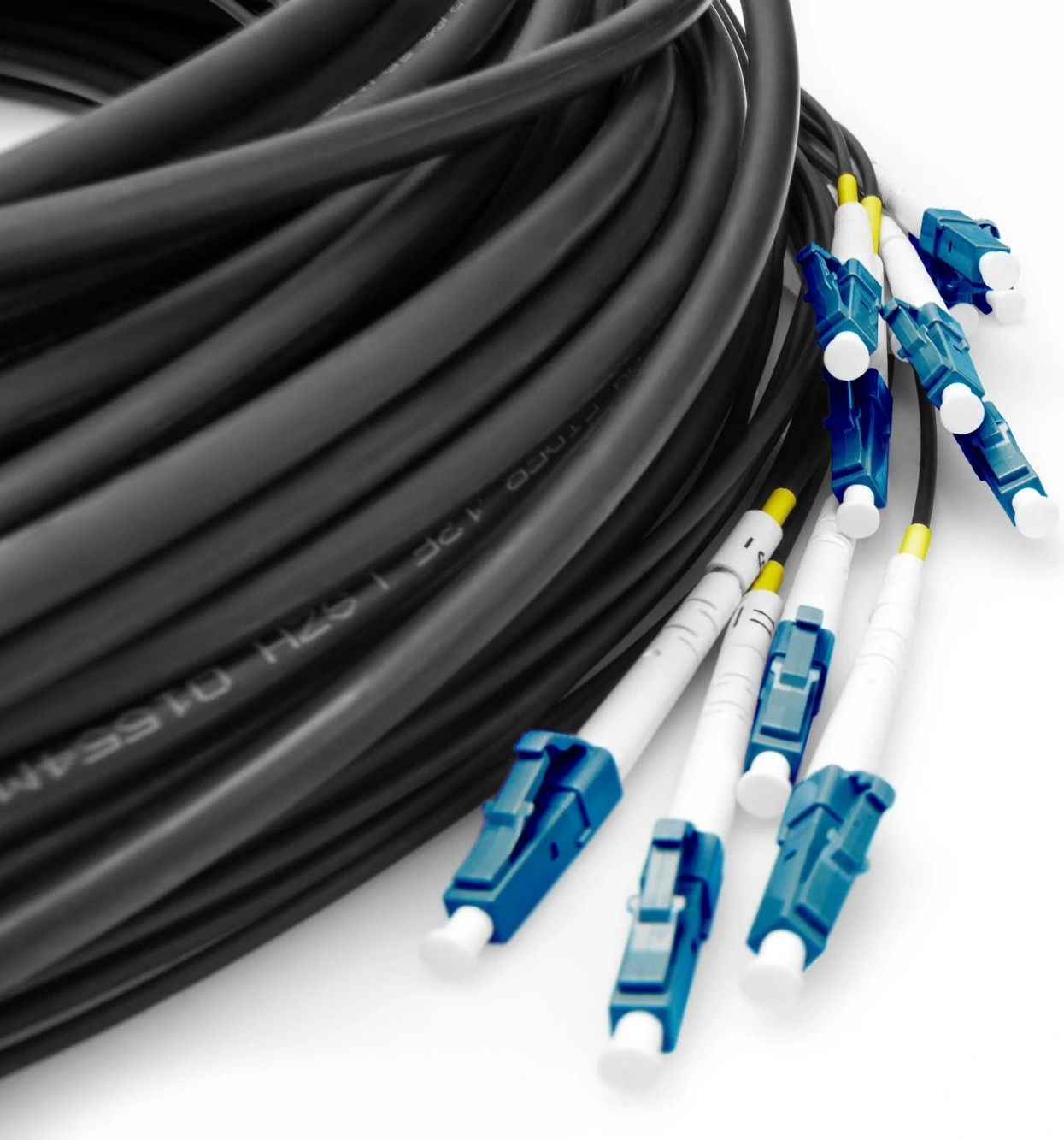 Kabllo optike Digitus LWL Patchkabel LC në UPC 50m OS2 12, e zezë