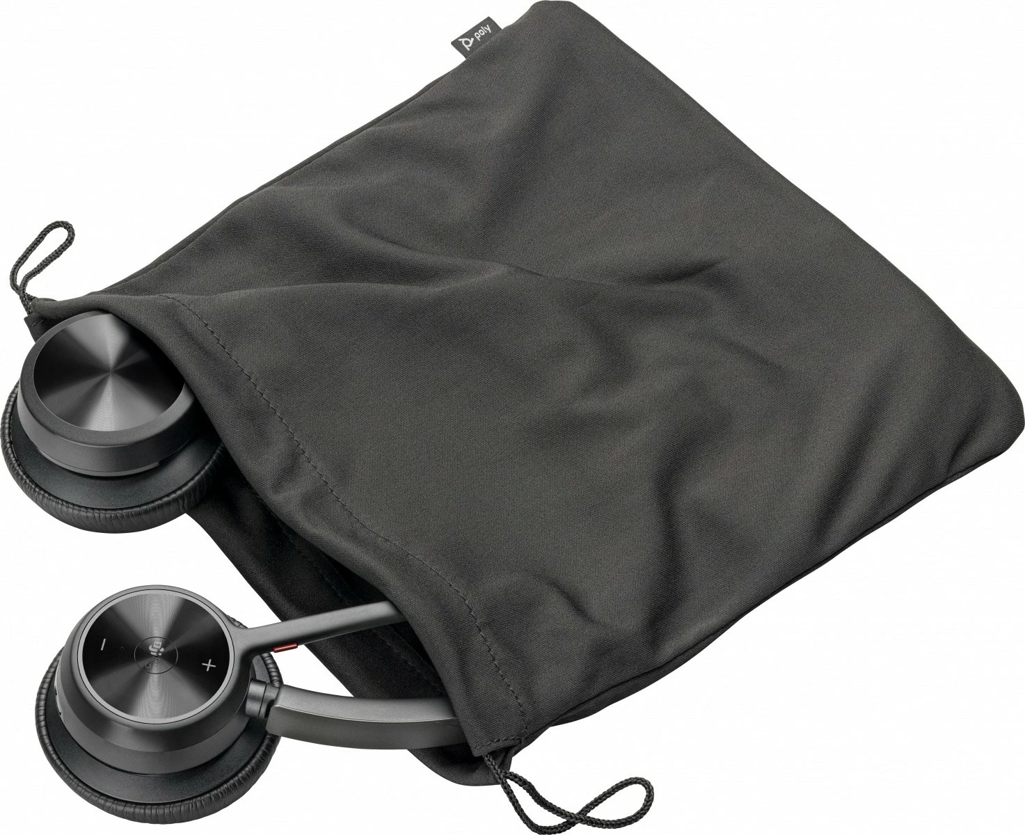 Kufje pa tela POLY Voyager 4320 me BT700 adapter dhe stacion karikimi, e zezë, set