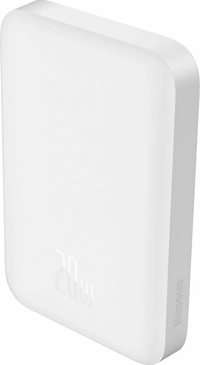 Powerbank Baseus Magnetic Mini 6000mAh 20W MagSafe, e bardhë