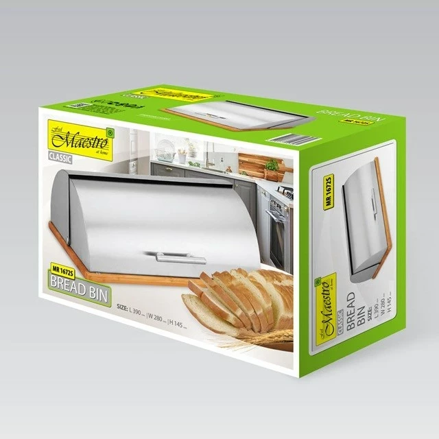 Kuti buke Maestro MR-1672S, çelik inoksi, argjend