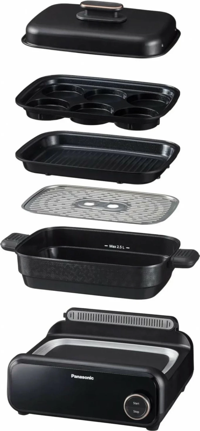 Multicooker Panasonic NF-GM400KXE, 2.5L, 9 programe, i zi