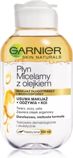 Ujë micelar për femra Garnier Skin Naturals me vaj, 100ml