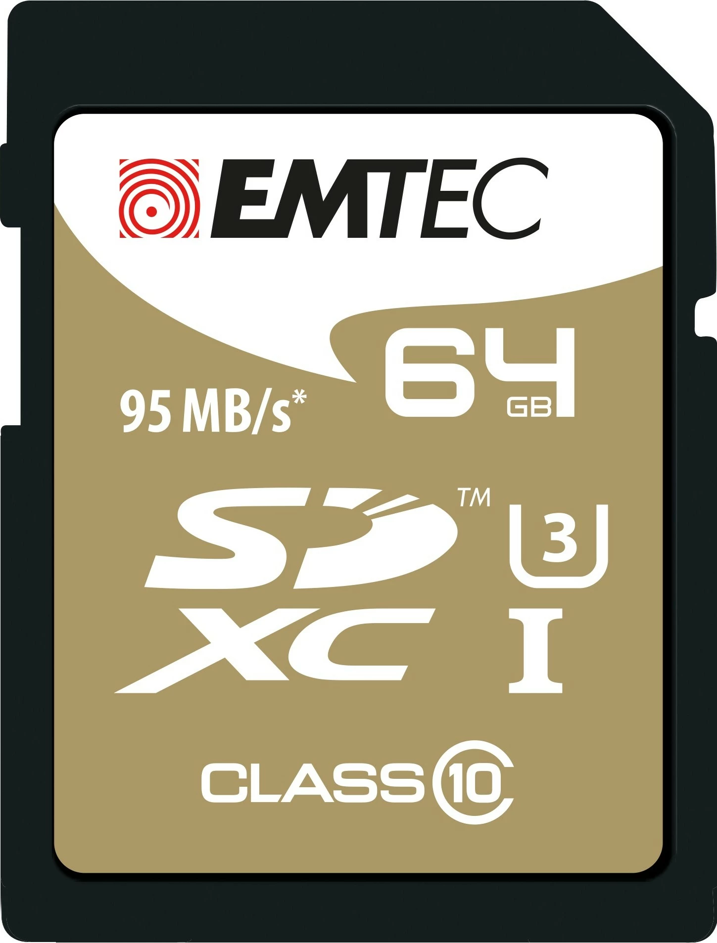 Kartelë memorie EMTEC ECMSD64GXC10SP 64GB SDXC Class 10 e zezë