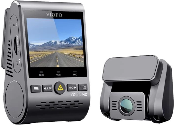 Video regjistrues veture Viofo A129 Plus Duo-G, 2K + 1080p, WiFi, GPS, dy kamera