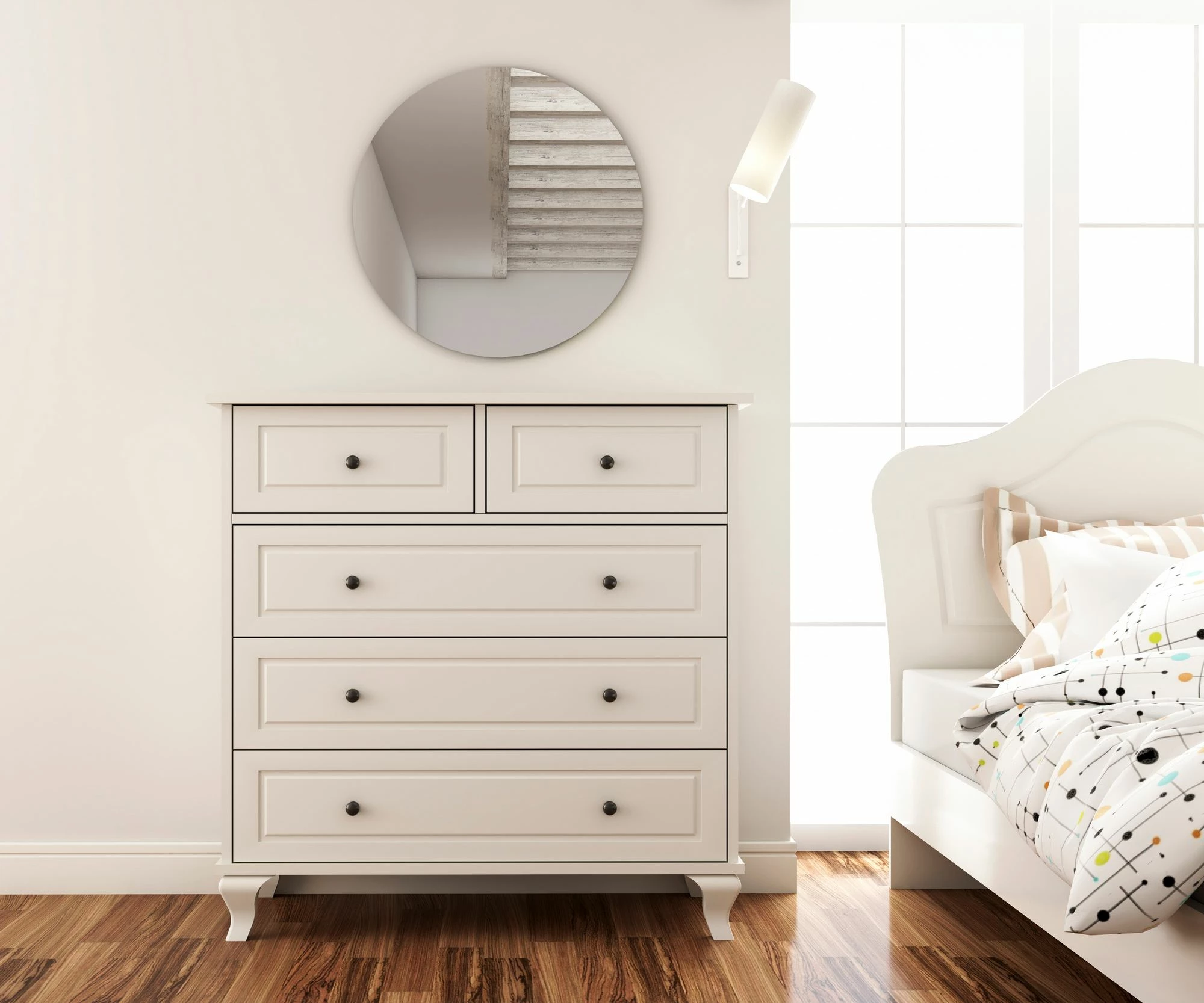 Set dhome për të rinj Skye Decor, ngjyrë e bardhë mat, RB-015