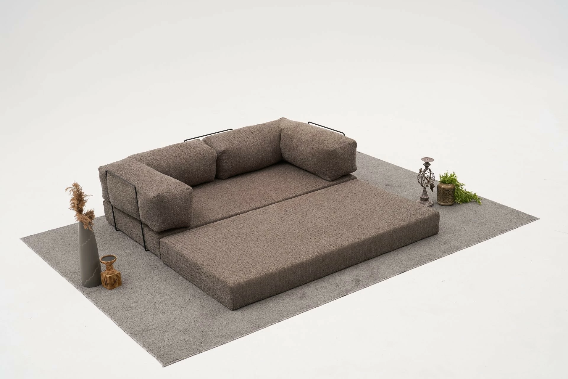 Këndare Comfort Mini, Atelier del Sofa, ngjyrë gri