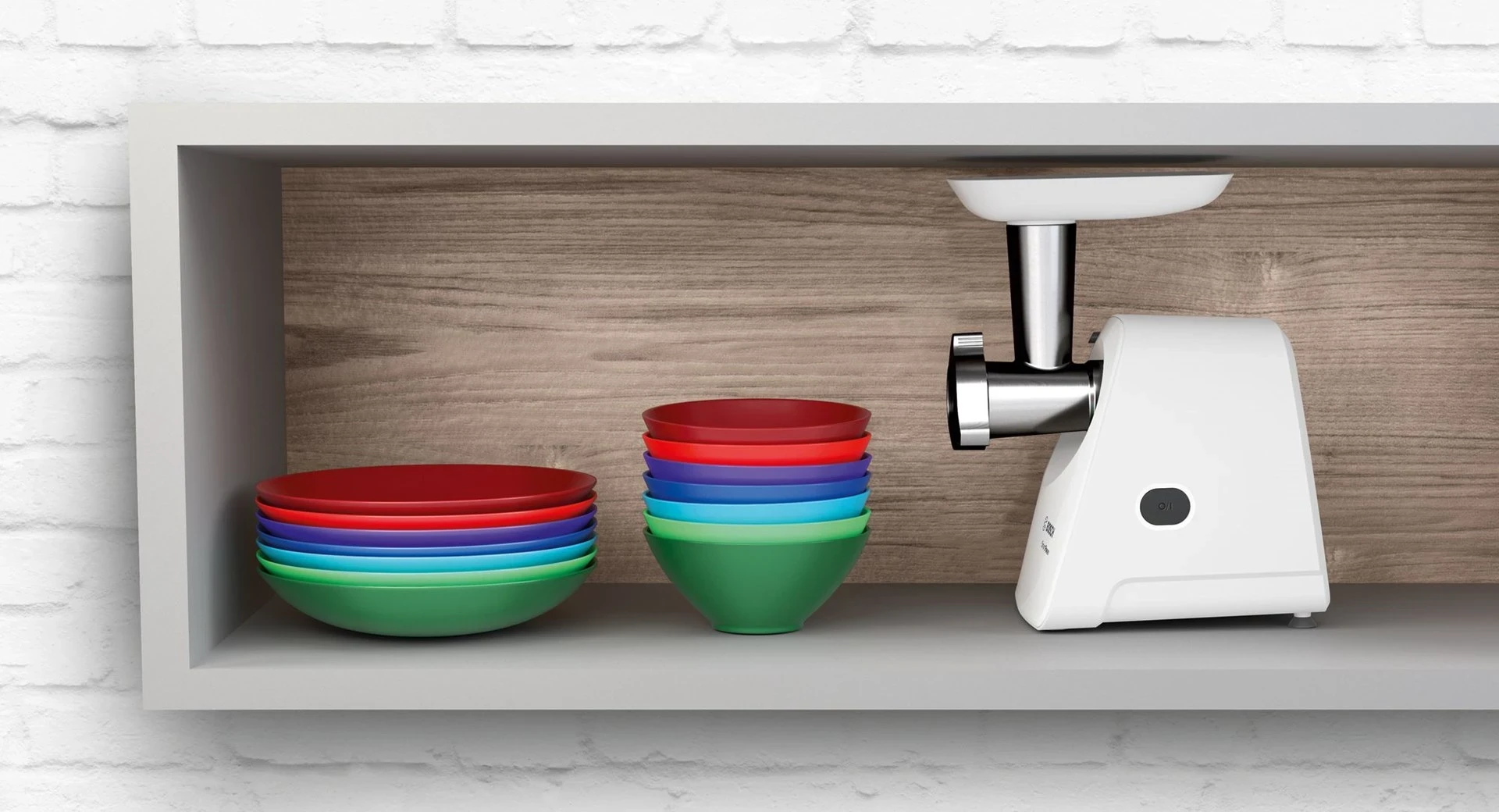 Bluarëse mishi Bosch MFW2515W, 350W, e bardhë