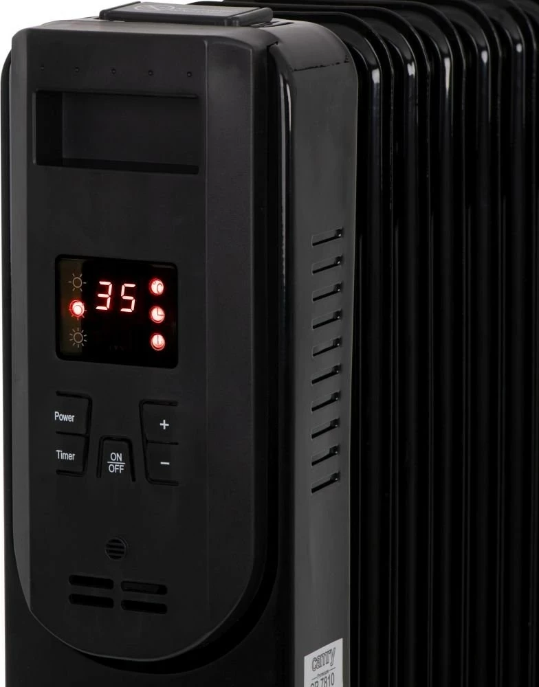 Ngrohës elektrik me vaj Adler, 7 elemente, 1500 W, i zi