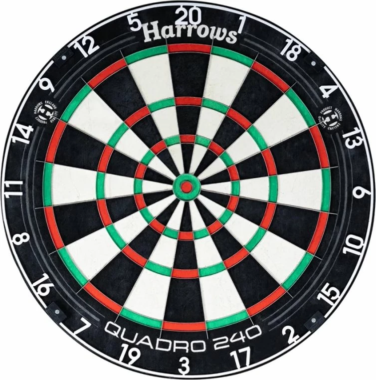 Shenjë për dart Harrows, shumëngjyrëshe