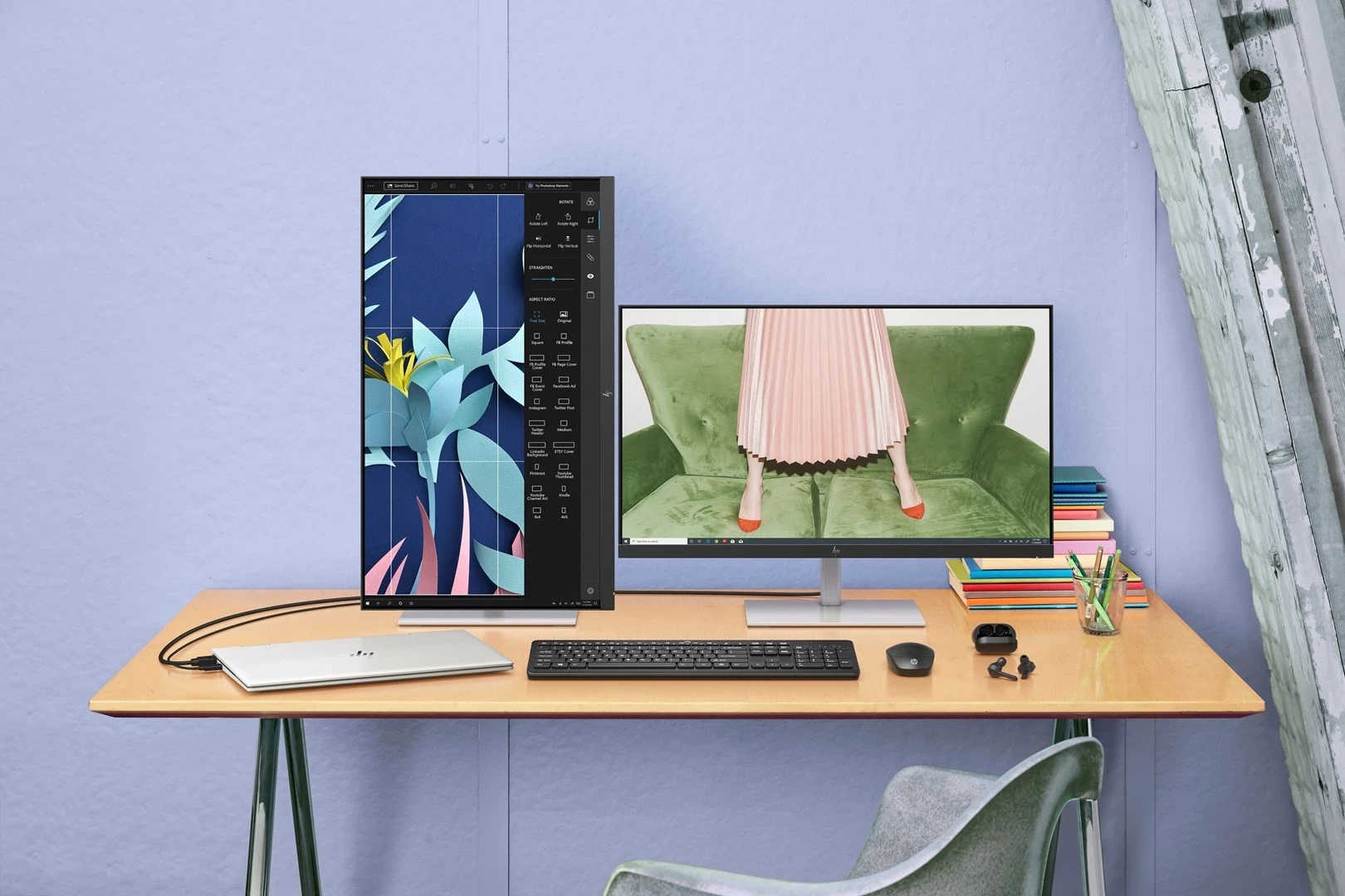 Maus dhe Tastaturë Wireless HP 230, e Zezë