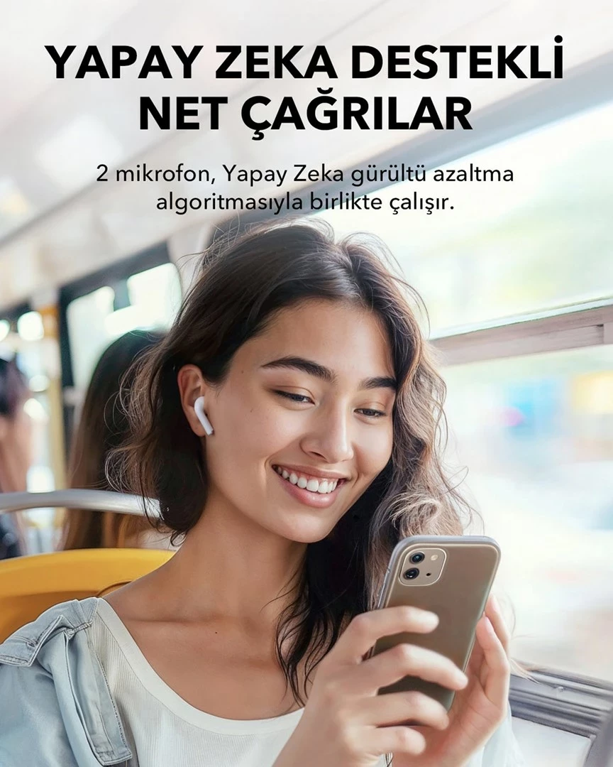 Kufje Soundcore A3994G21 K20i, True Wireless Stereo, In-ear, Bardhë