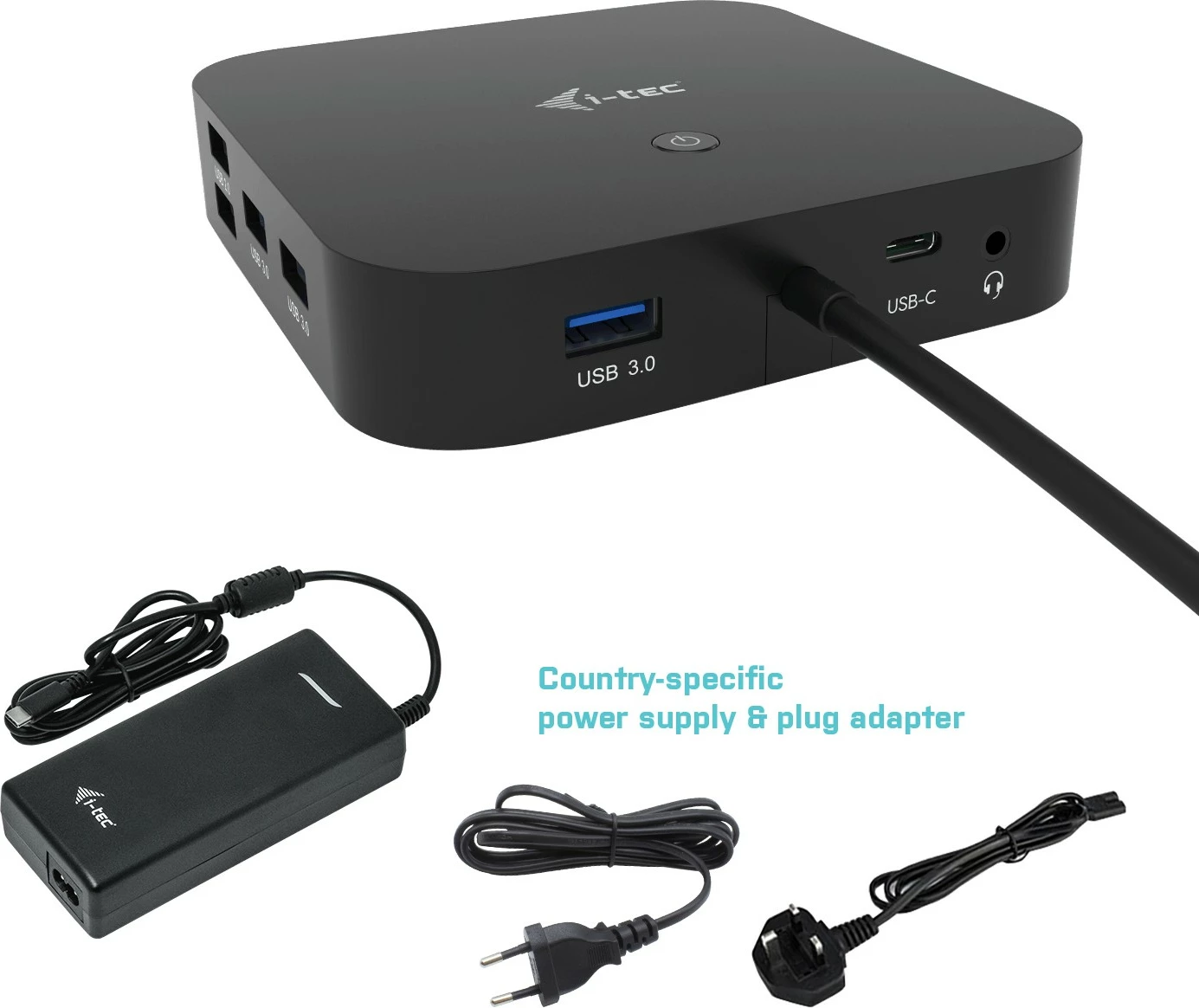 Dok stacion I-Tec USB-C HDMI DP, 100W, 2x 4K, 6x USB, Ethernet, i zi