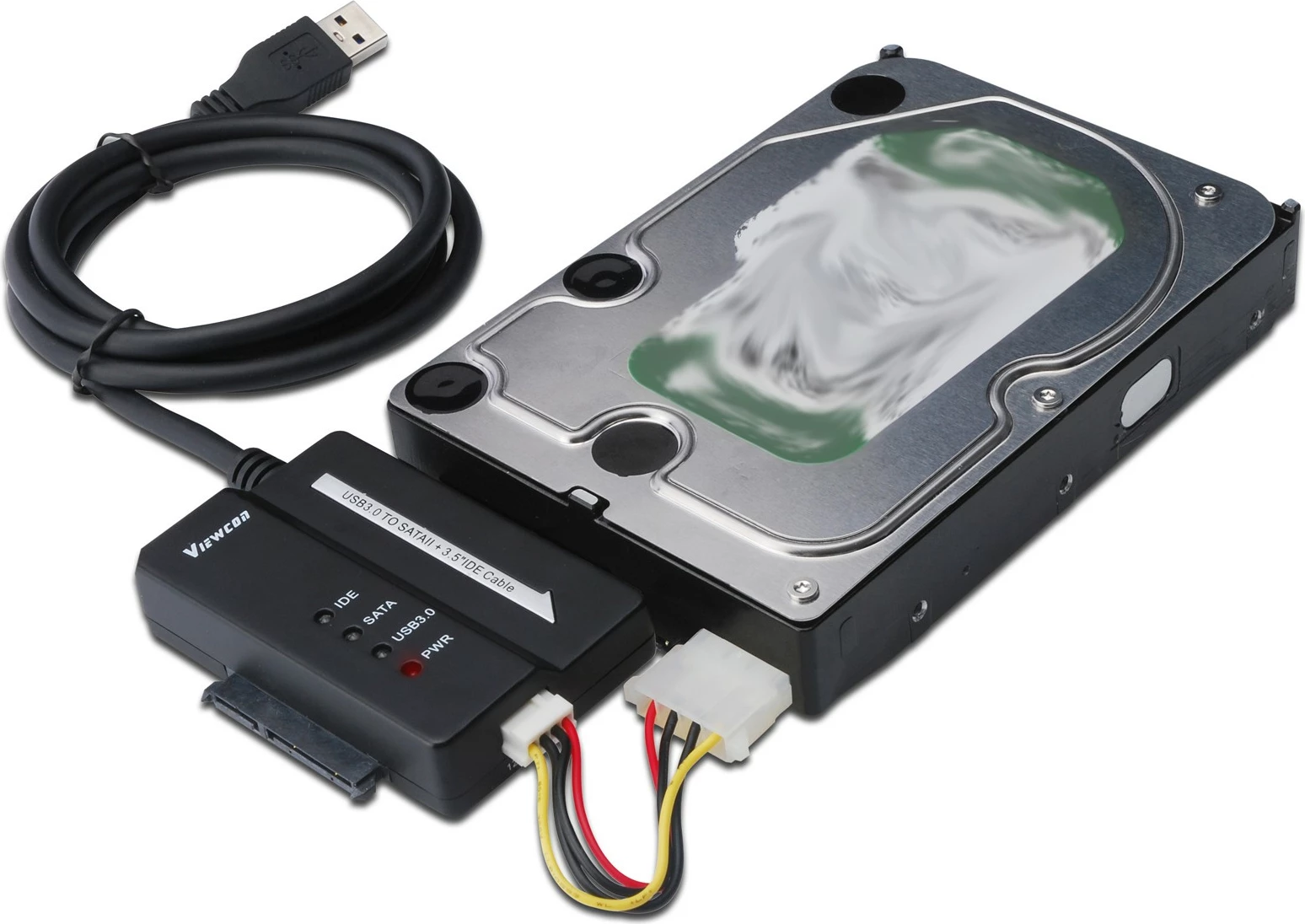 Kabëll USB 3.0 Digitus, IDE & SATA, 5000 Gbit/s, Ngjyrë e zezë