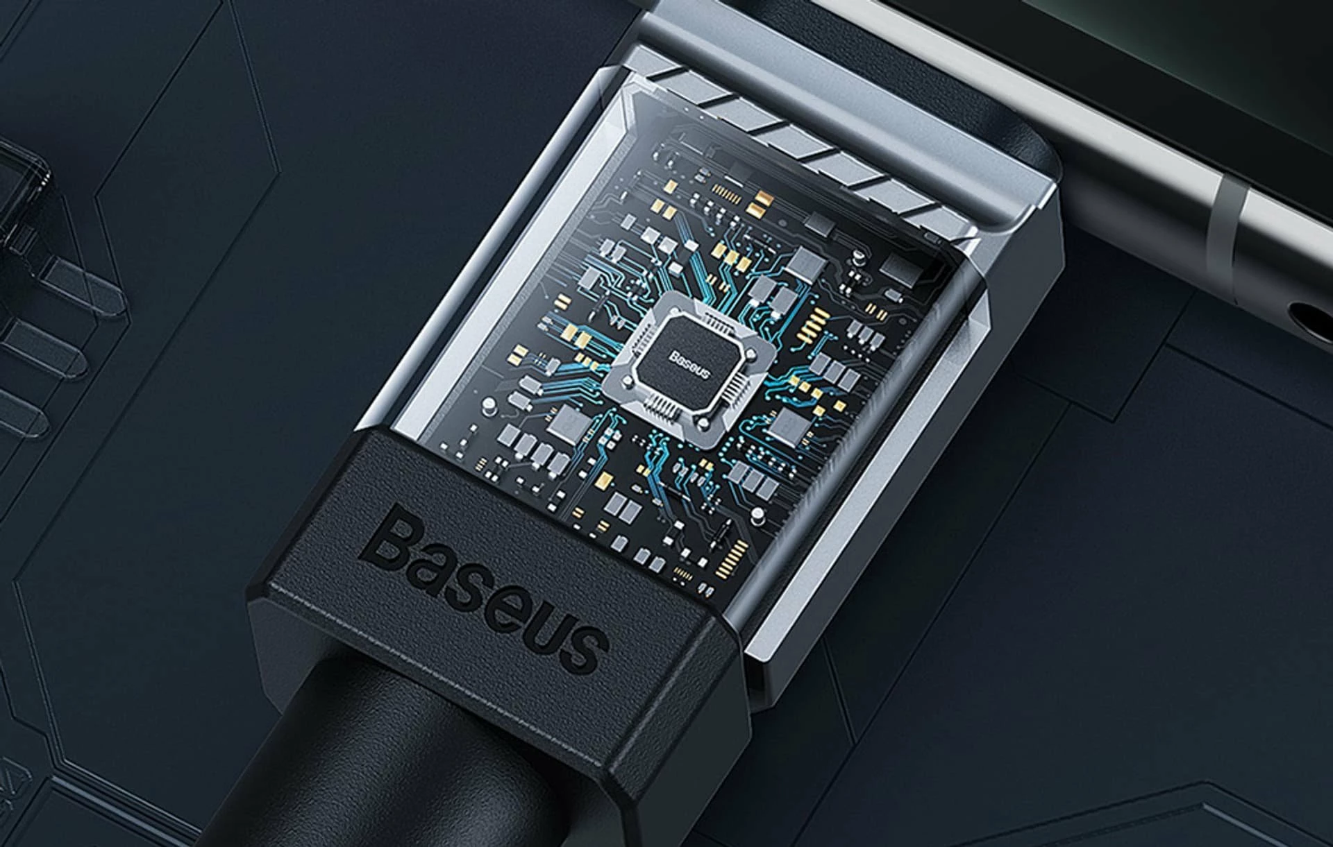 Kabl USB-C Baseus CAKW000302 USB-C në USB-C 2 m 100 W 480 Mbps i zi