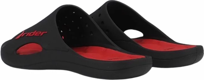 Flip-flop për meshkuj Rider, të zeza e të kuqe