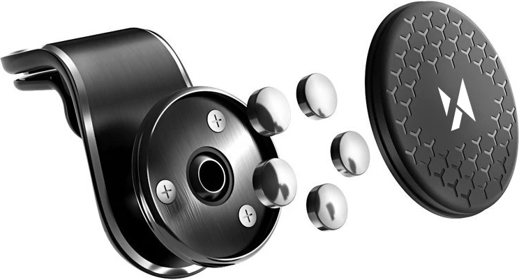 Mbajtës magnetik për veturë Wozinsky WMH-03, për grilë, i zi