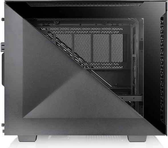 Kasë Thermaltake Divider 200 TG Air, Micro Tower, xham i temperuar, RGB, e zezë