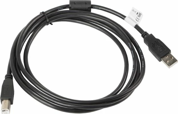 Kabllo USB Lanberg CA-USBA-11CC-0018-BK, USB-A në USB-B, 1.8 m, USB 2.0, e zezë