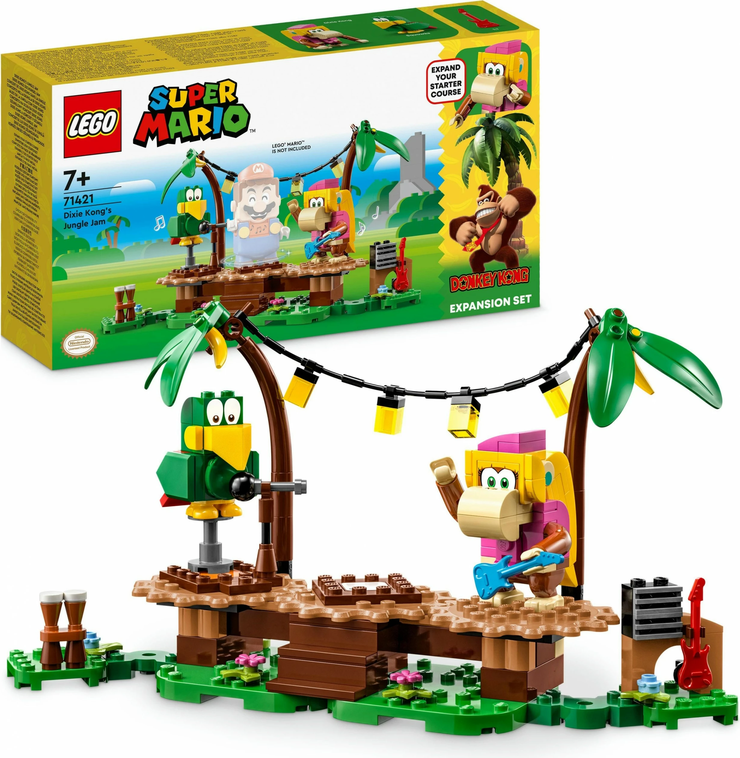 Set ndërtimi LEGO Dixie Kong's Jungle Jam, 174 pjesë, shumëngjyrëshe