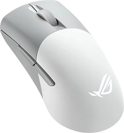 Maus ASUS ROG Keris Wireless AimPoint, optik, 36000 DPI, 5 butona, i bardhë
