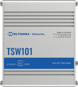 Switch Teltonika TSW101, 5 porte, PoE+, Metallic