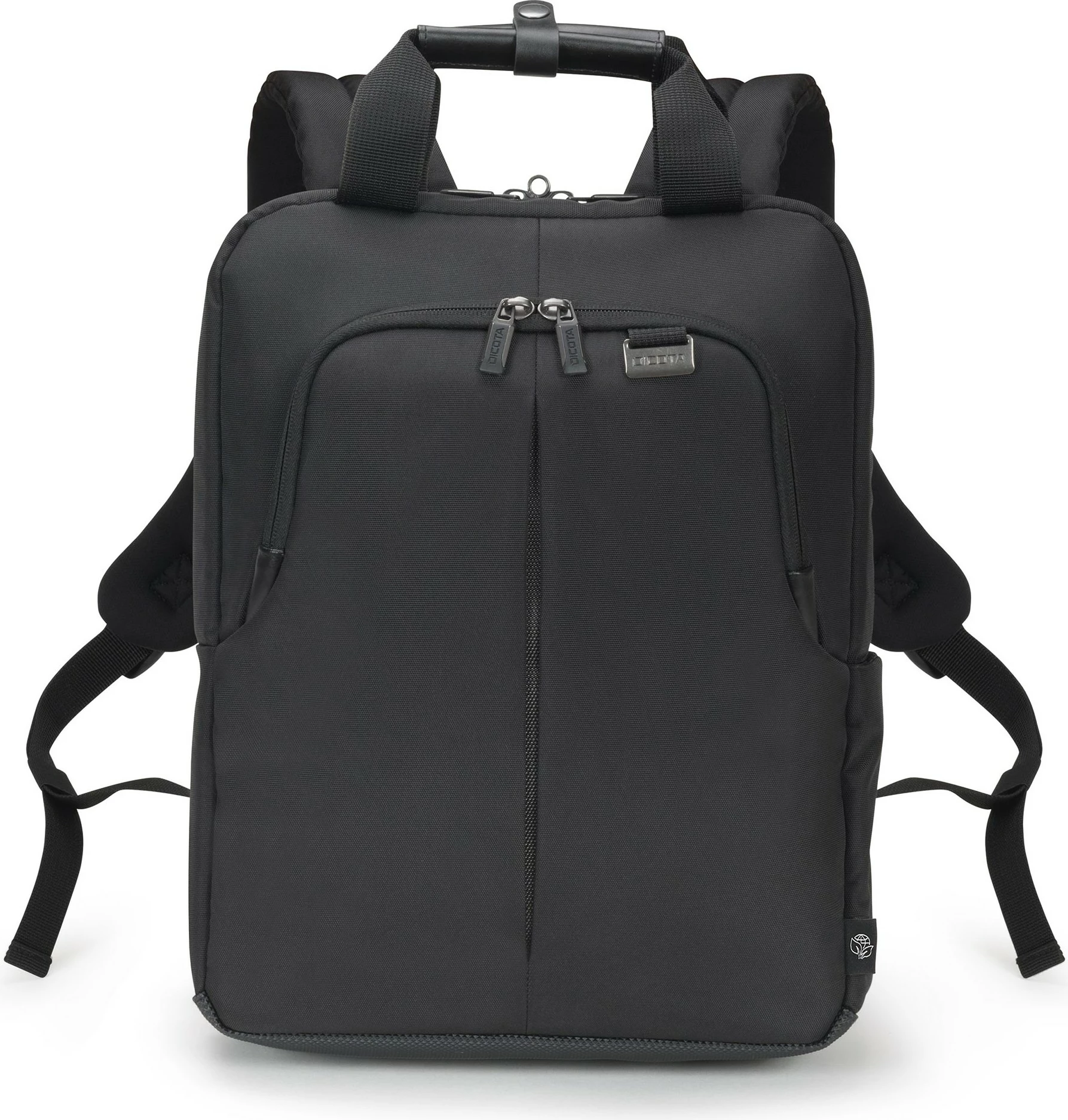 Çantë shpine DICOTA ECO Slim PRO, 14.1", rrip shpatullash, e zezë