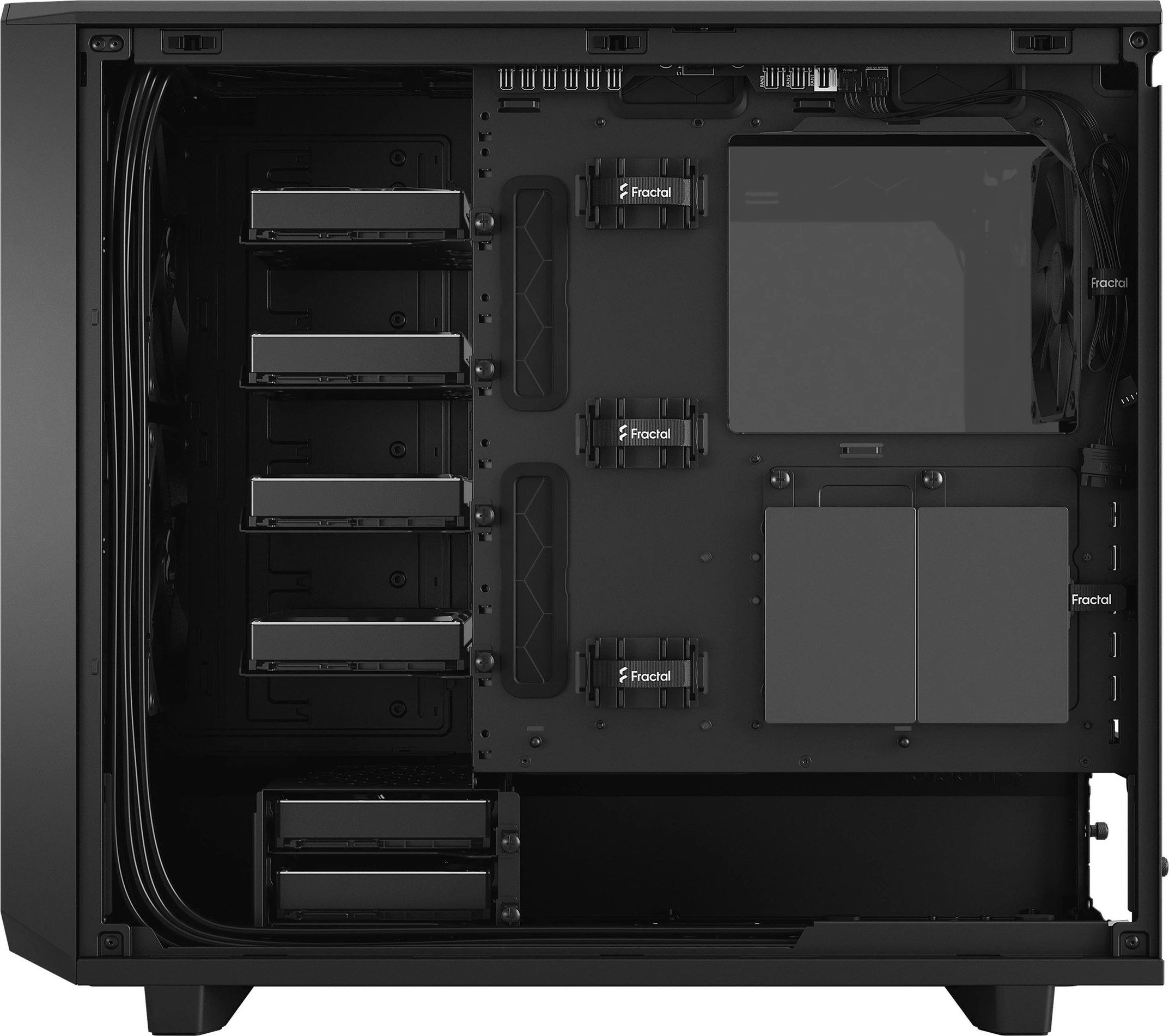 Kasë Fractal Design Meshify 2, Tower, ATX, EATX, micro ATX, Mini-ITX, e zezë