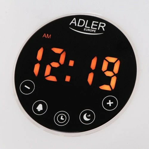 Orë alarmi me dritë Adler AD 1916, simulim lindje dielli, FM radio, USB-C, ndriçim ambient 6 ngjyra, multikolor