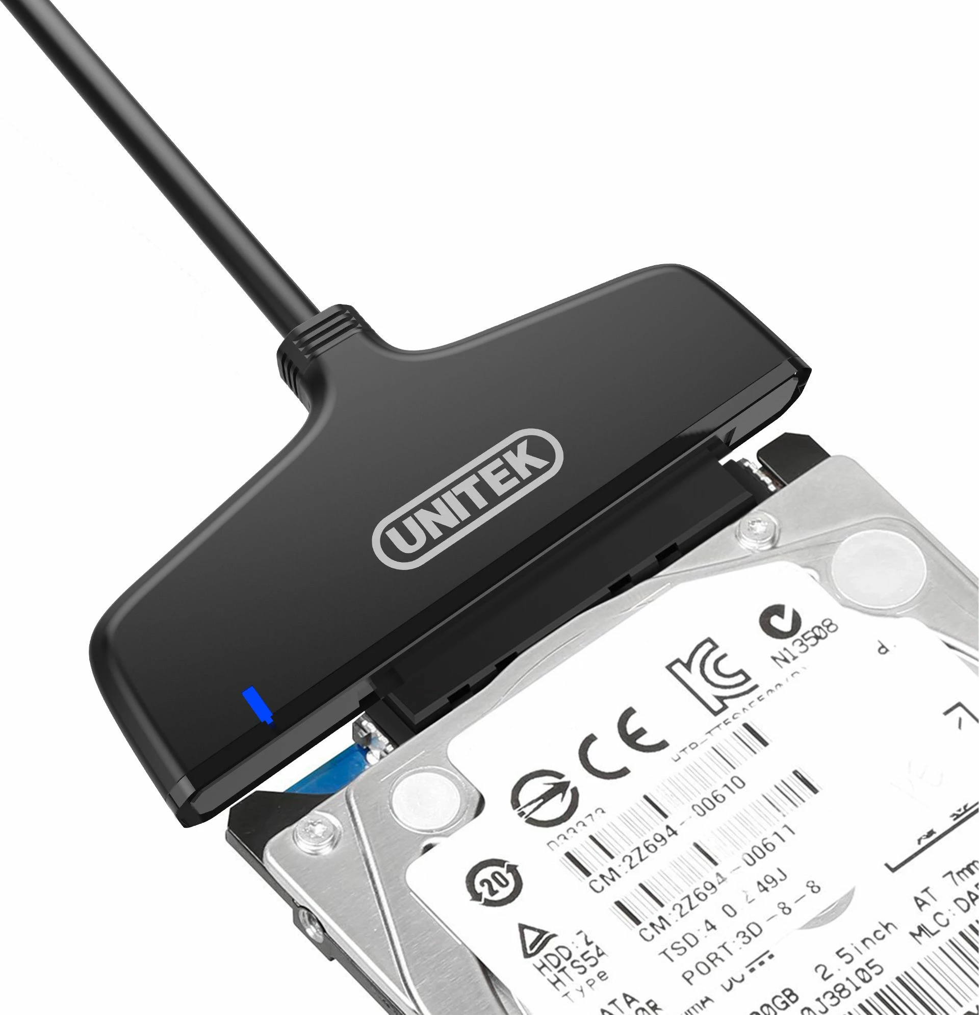 Adapter USB 3.0 në SATA III Unitek Y-1096 për HDD/SSD 2.5", i zi